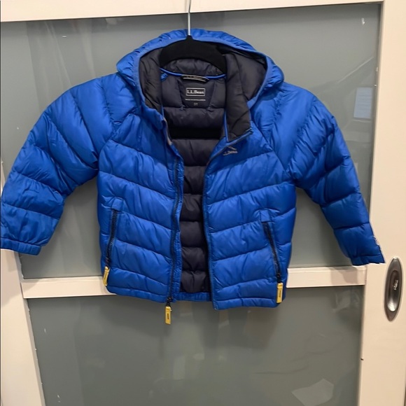 L.L. Bean Blue Puffer Jacket, Boys 3T - Picture 1 of 10